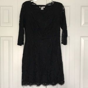 Black lace dress
